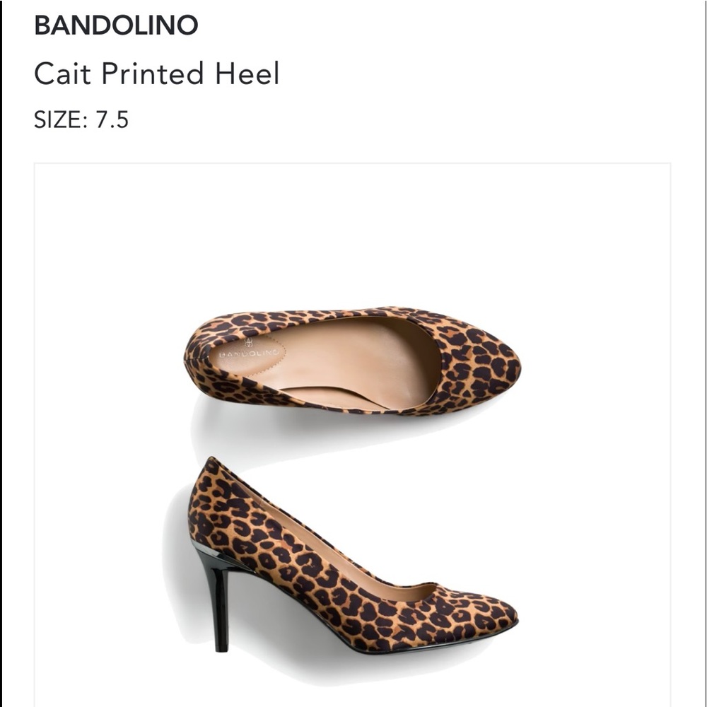 NEVER WORN - Bandolino Cait Printed Heel